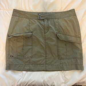 Converse Olive Green Cargo Mini Skirt